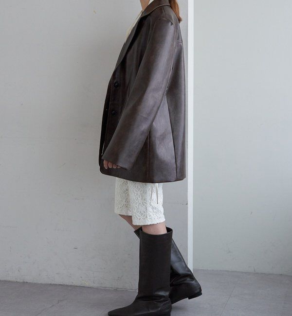  「レザーテーラージャケット」|テーラードジャケット|