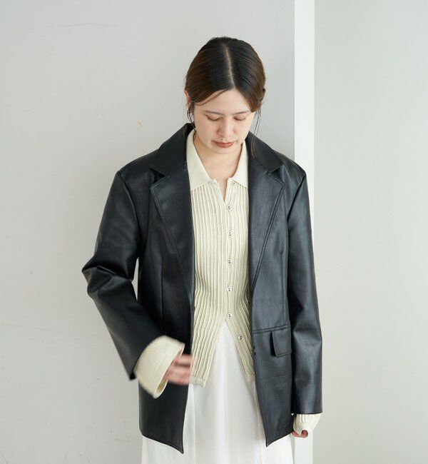  「レザーテーラージャケット」|テーラードジャケット|