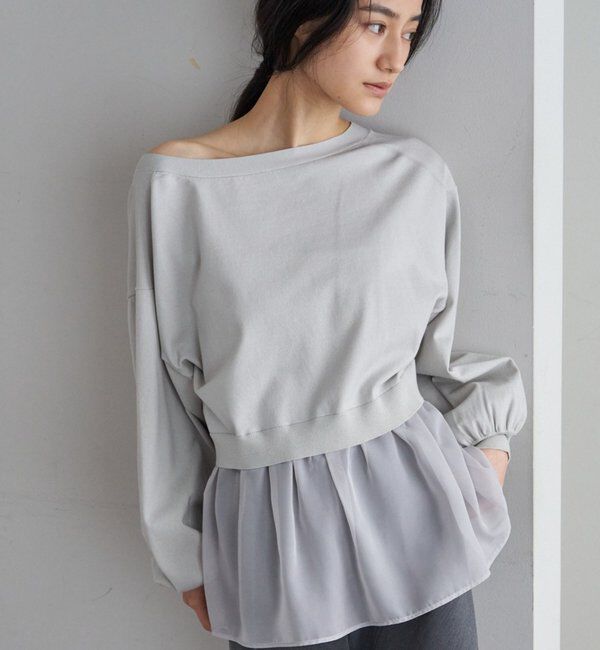  「シアードッキングカーディガン」|カーディガン|グレー