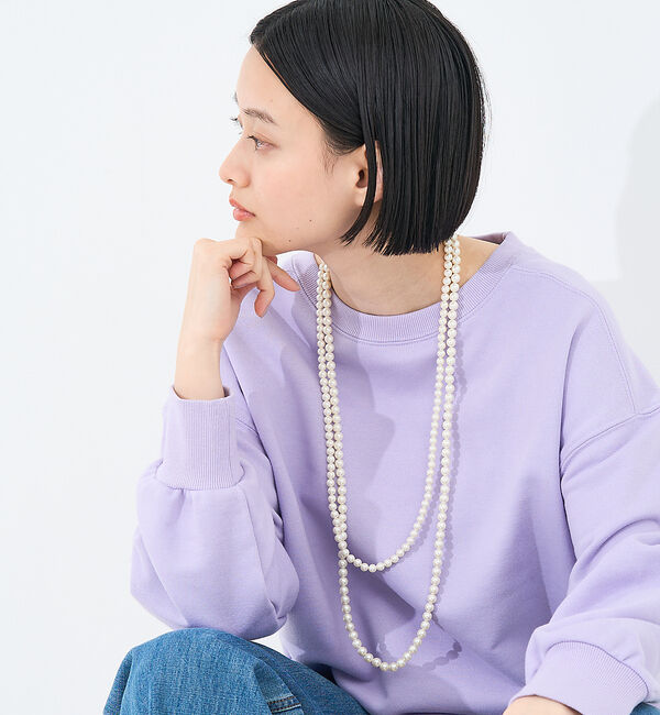 collex「【dignif】【金属アレルギー対応】3WAY2連パールネックレス」|ネックレス|