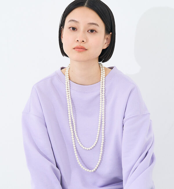 collex「【dignif】【金属アレルギー対応】3WAY2連パールネックレス」|ネックレス|