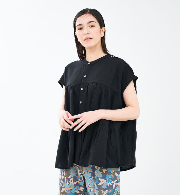 collex「切替ギャザーブラウス」|シャツ・ブラウス|