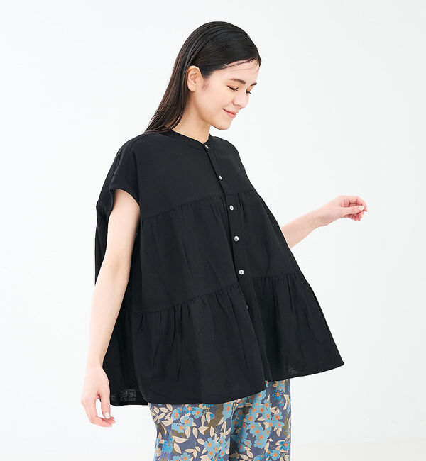 collex「切替ギャザーブラウス」|シャツ・ブラウス|