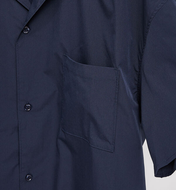 ABAHOUSE「【裾バイカラー】オープンカラー シャツブルゾン」|シャツ・ブラウス|