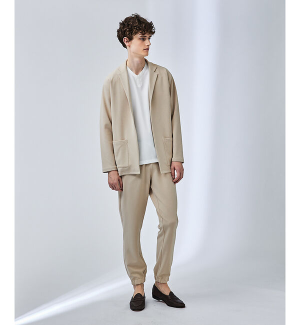 ABAHOUSE「【セットアップ対応】ハイストレッチ ジョーゼット ジョガーパンツ」|その他|