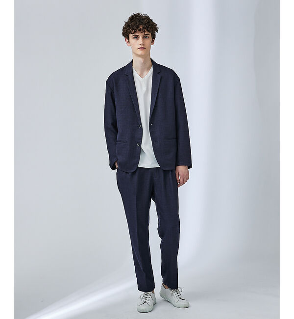 ABAHOUSE「【ストレッチドライ】キーネック 半袖Tシャツ / スキッパーシャツ」|Tシャツ・カットソー|