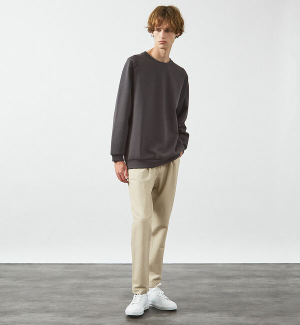 ABAHOUSE「【360&deg;ストレッチ】MIXツイル イージーパンツ/ テーパード スラックス」|その他|