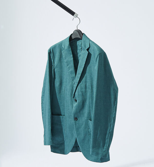 ABAHOUSE「【セットアップ対応】ソロストレッチリネン ライトジャケット / サマージャケット」|テーラードジャケット|