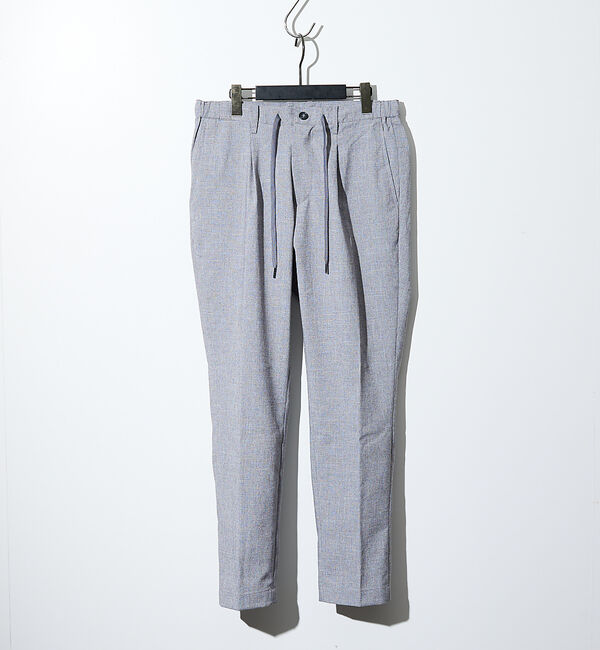 ABAHOUSE「ウールフェイス＆ドライタッチ  1プリーツ イージーパンツ / スリムテーパード」|その他|