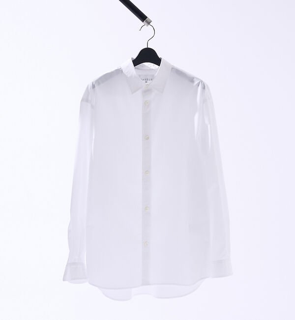 ABAHOUSE「オーバーサイズ レギュラーカラーシャツ / イージーケア」|シャツ・ブラウス|ホワイト