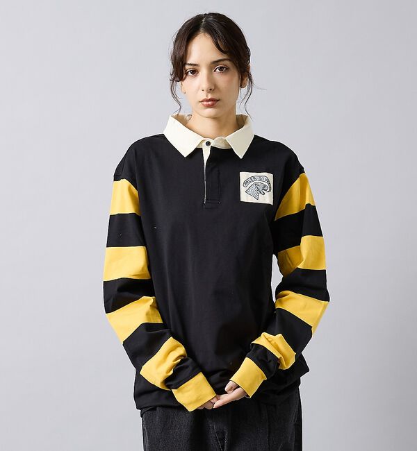 ABAHOUSE「【POLER/ポーラー】COLWOOD RUGBY/ラガーシャツ/ユニセックス【」|シャツ・ブラウス|
