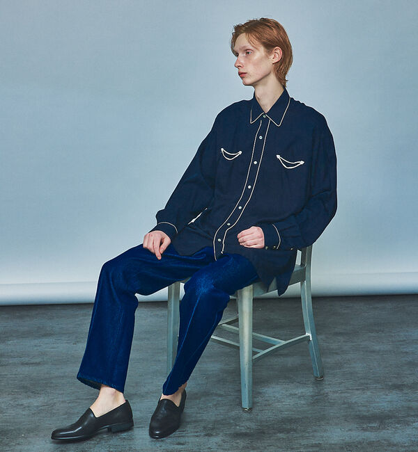 alfredoBANNISTER「【MADE IN JAPAN】ウエスタンパッチワーク オペラシューズ/スリッポン」|ローファー|