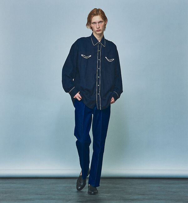 alfredoBANNISTER「【MADE IN JAPAN】ウエスタンパッチワーク オペラシューズ/スリッポン」|ローファー|