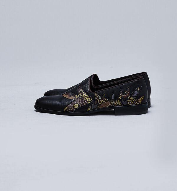 alfredoBANNISTER「【MADE IN JAPAN】ウエスタンパッチワーク オペラシューズ/スリッポン」|ローファー|