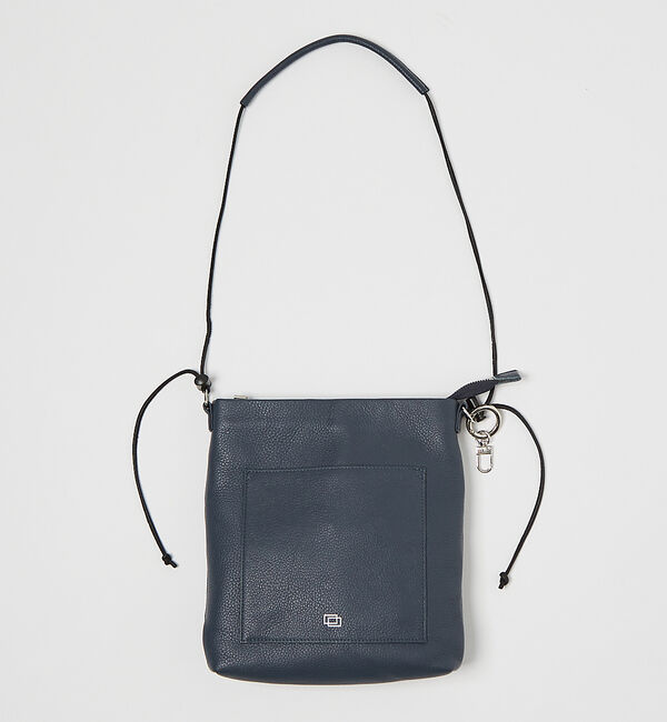 alfredoBANNISTER「【WAKU別注】2WAY レザー スクエアショルダー」|ショルダー・メッセンジャー|ネイビー