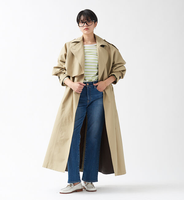 Rouge vif「バックVネック天竺ボーダープルオーバー」|Tシャツ・カットソー|