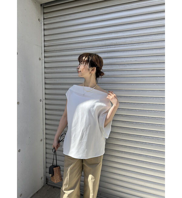 Rouge vif「アシンメトリーデザインブラウス」|シャツ・ブラウス|