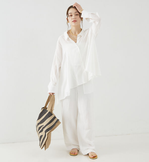 Rouge vif「【追加】レーヨンリネンベイカーイージーパンツ」|その他|