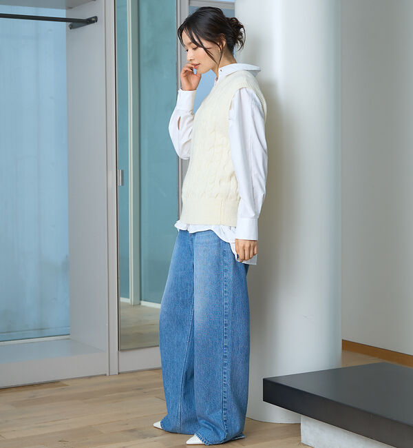 Rouge vif「マチ付きドルマンワイドシャツ」|シャツ・ブラウス|