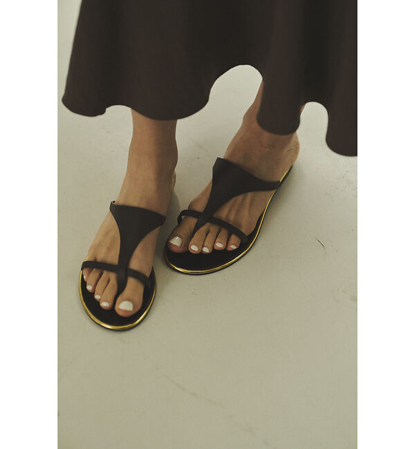 Rouge vif「【LAOCOONTE／ラオコンテ】フラットサンダル ALEA DALI Sofi」|サンダル|