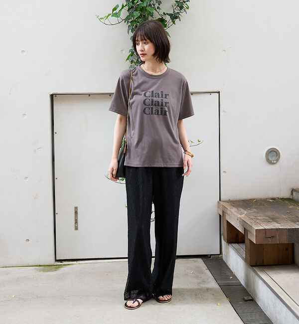 Rouge vif「シアーロゴTシャツ」|Tシャツ・カットソー|