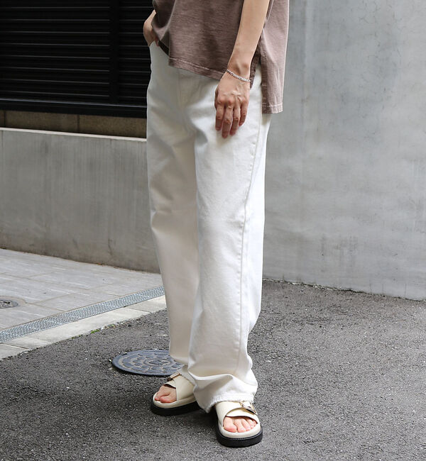 Rouge vif「【RED CARD/レッドカード】Dakota ルーズストレートデニム」|デニム|