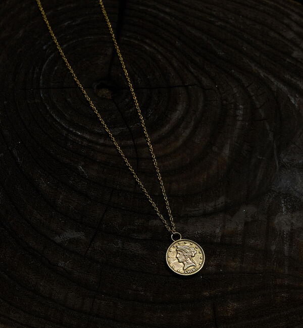 Rouge vif「【Chibi Jewels/チビ・ジュエルズ】コインネックレス One Dime」|ネックレス|