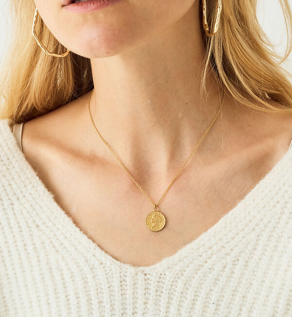 Rouge vif「【Chibi Jewels/チビ・ジュエルズ】コインネックレス One Dime」|ネックレス|