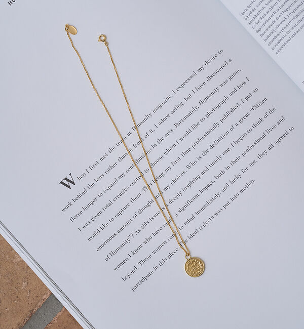 Rouge vif「【Chibi Jewels/チビ・ジュエルズ】コインネックレス One Dime」|ネックレス|