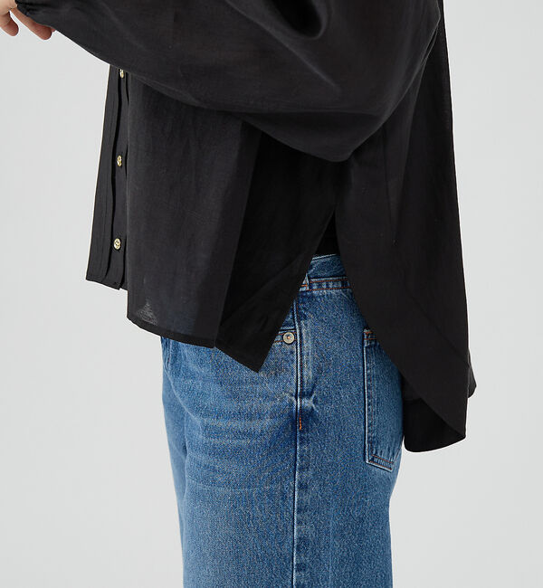 Rouge vif「スタンドカラータックシャツカーデ」|シャツ・ブラウス|