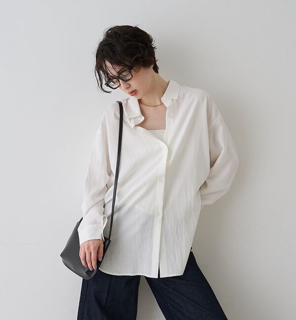 Rouge vif「【一部店舗限定】アシンメトリー変形2WAYシャツ」|シャツ・ブラウス|