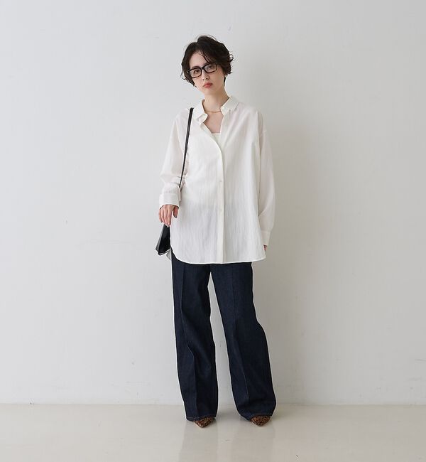 Rouge vif「【一部店舗限定】アシンメトリー変形2WAYシャツ」|シャツ・ブラウス|