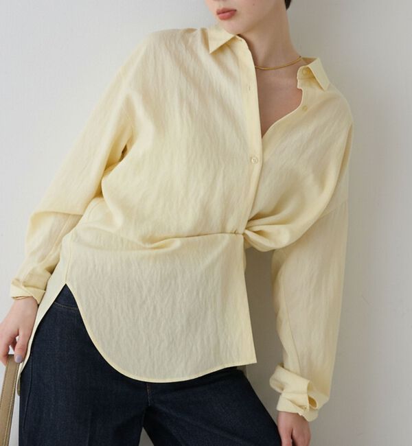 Rouge vif「【一部店舗限定】アシンメトリー変形2WAYシャツ」|シャツ・ブラウス|