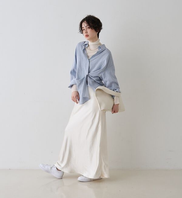 Rouge vif「【一部店舗限定】アシンメトリー変形2WAYシャツ」|シャツ・ブラウス|