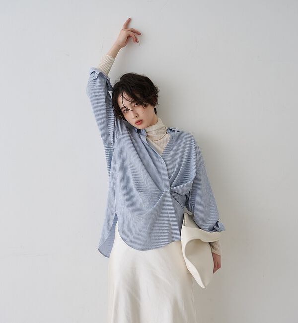 Rouge vif「【一部店舗限定】アシンメトリー変形2WAYシャツ」|シャツ・ブラウス|