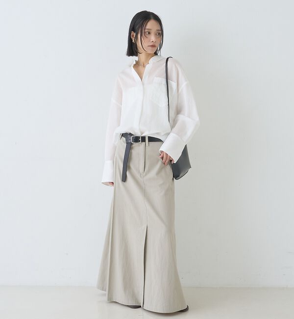 Rouge vif「サイドタックフレアロングスカート」|スカート|