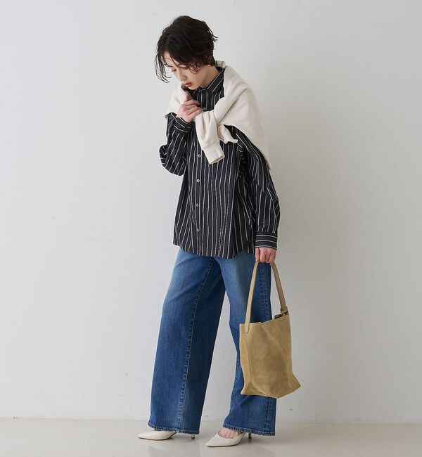 Rouge vif「【定番人気2026SS新作】【TICCA/ティッカ】スクエアビッグシャツ」|シャツ・ブラウス|