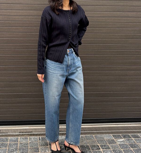 Rouge vif「【定番人気追加】【RED CARD/レッドカード】Jazz ルーズテーパードワイ」|デニム|