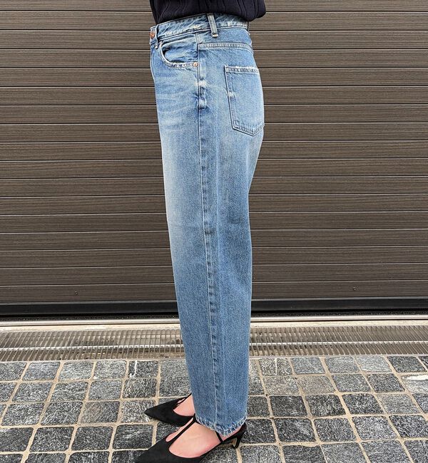 Rouge vif「【定番人気追加】【RED CARD/レッドカード】Jazz ルーズテーパードワイ」|デニム|