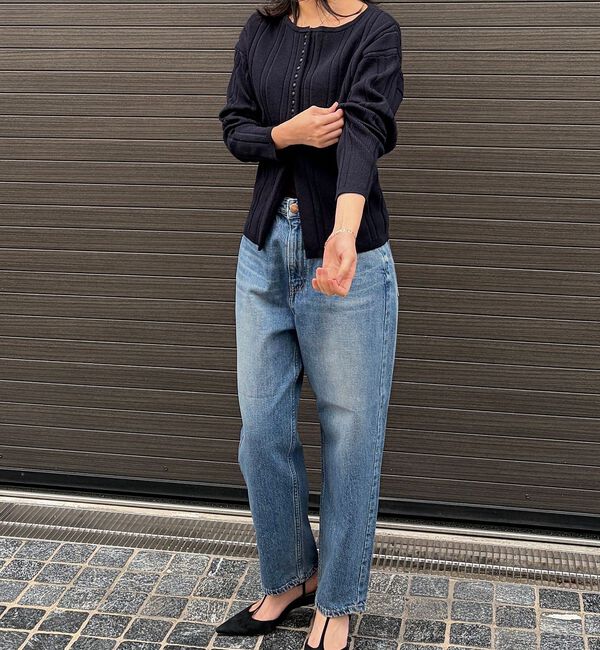 Rouge vif「【定番人気追加】【RED CARD/レッドカード】Jazz ルーズテーパードワイ」|デニム|