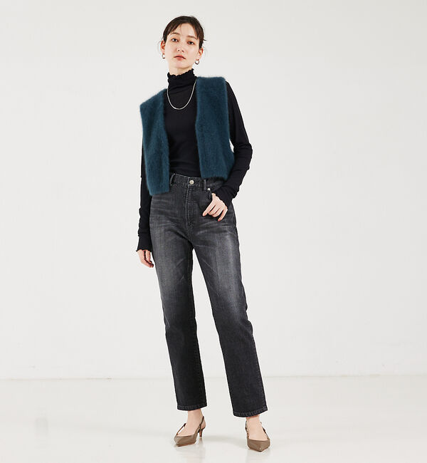 qualite「【e&times;qualite】ストレートストレッチパンツ」|その他|