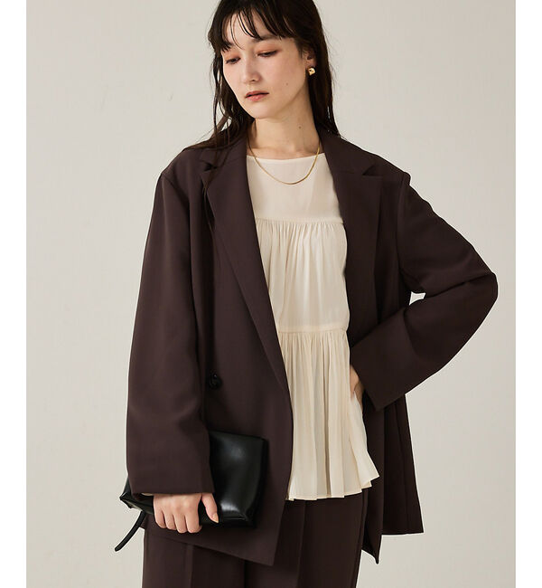 qualite「【セットアップ対応】ワイドダブルジャケット」|その他|