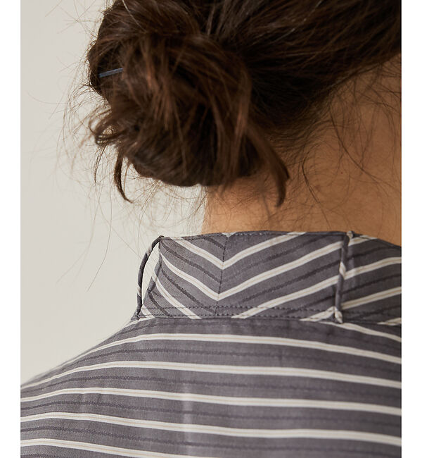 qualite「【ボウタイ取り外し可能】クレリックボウタイブラウス」|シャツ・ブラウス|