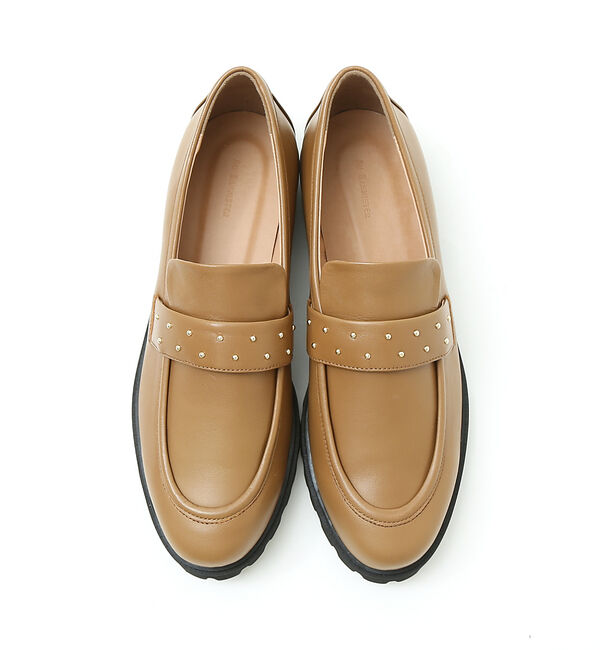 AU BANNISTER「【軽量】スタッズボリュームローファー」|ローファー|