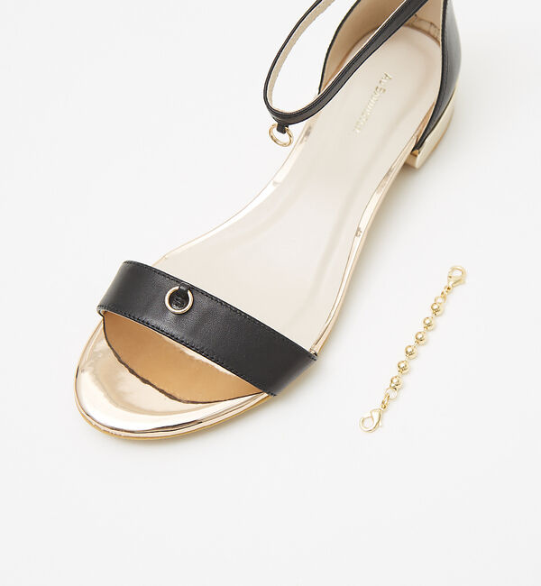 AU BANNISTER「ボールチェーンネックバンドサンダル」|サンダル|