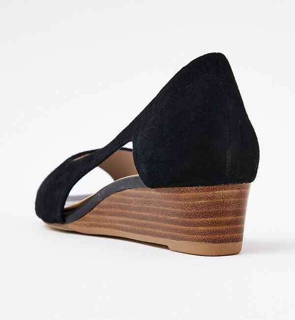 AU BANNISTER「バタフライカット スクエア オープントゥ パンプス」|パンプス|