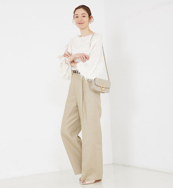 AU BANNISTER「バタフライカット スクエア オープントゥ パンプス」|パンプス|