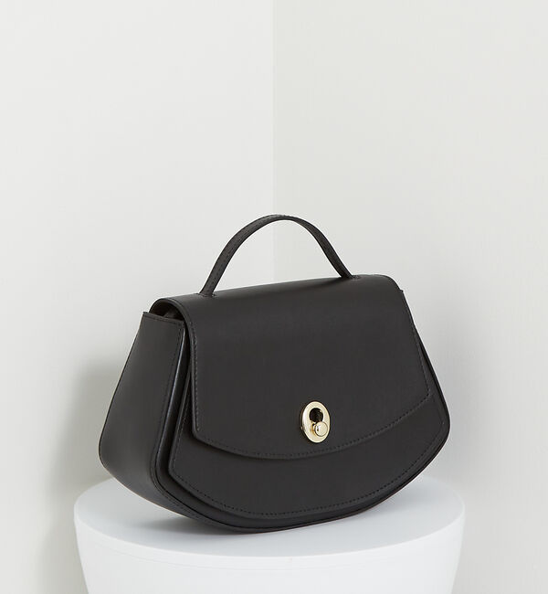 LOWELL things「【Oggi掲載】Ecla/レザー3WAYショルダーバッグ」|ショルダー・メッセンジャー|ブラック