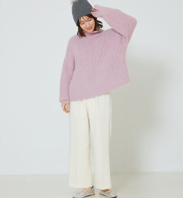 abahouse mavie「NEW！【感嘆】イージーストレートパンツ」|その他|