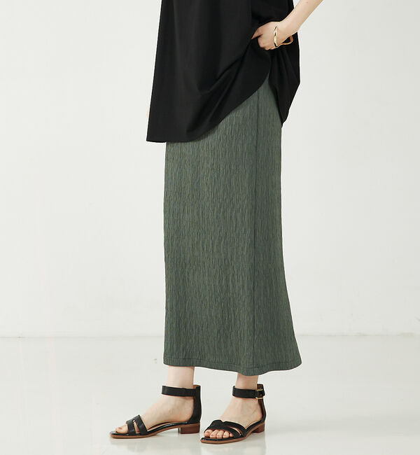 abahouse mavie「【セットアップ対応】楊柳タイトスカート」|スカート|